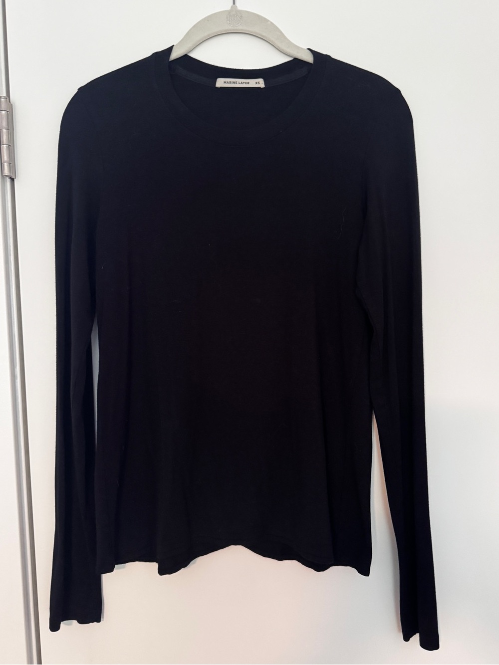 Marine Layer Black Long-Sleeve Crew Tee
